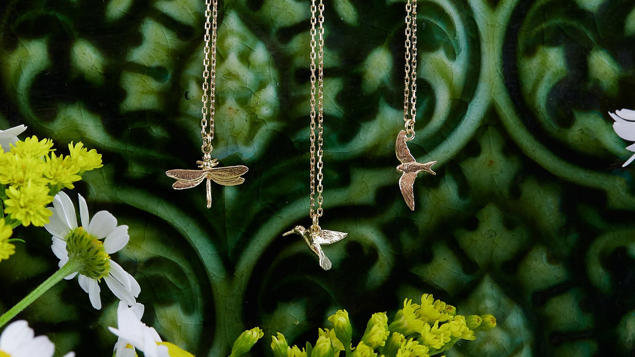 18ct Solid Gold Necklaces Alex Monroe Jewellery