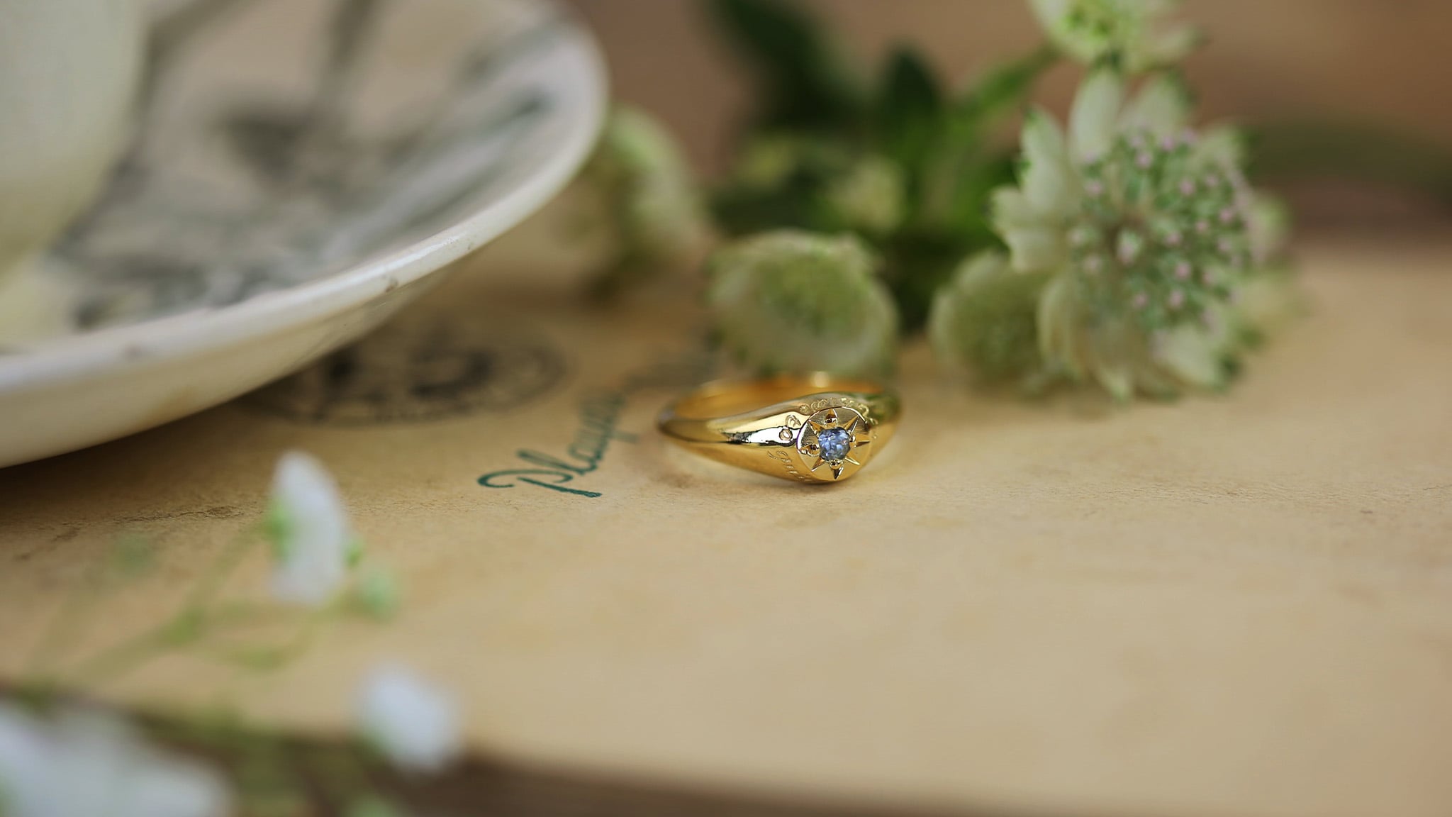 Signet ring as wedding band best sale