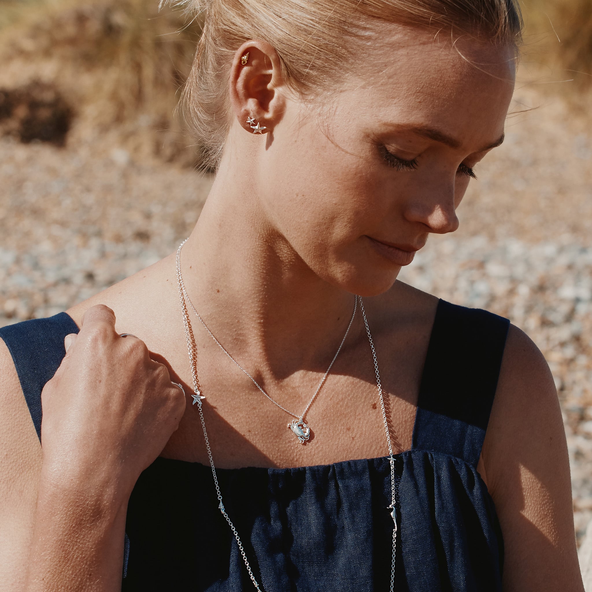 Cheeky Crab Necklace