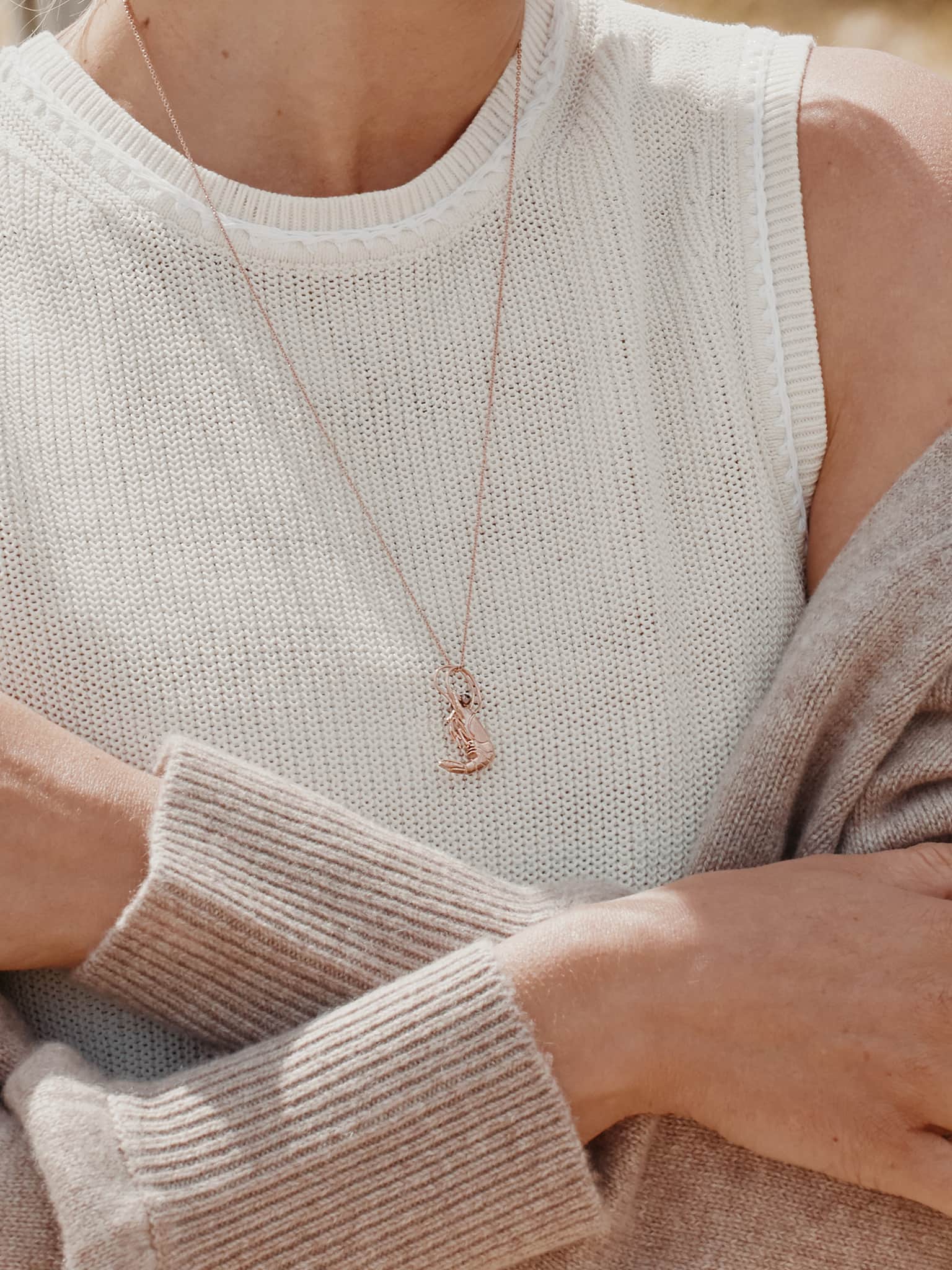 Shrimp Necklace