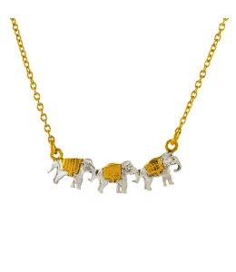 Marching Elephants Necklace Product Photo