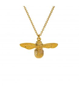 Gold Plate Baby Bee Necklace Product Photo
