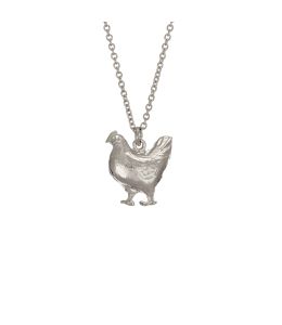Silver Fat Hen Necklace Product Photo