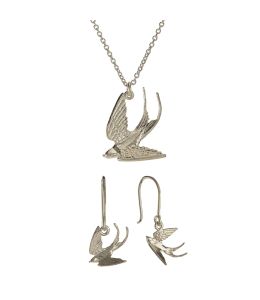 Silver Swooping Swallow Gift Set Product Photo