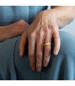 Victoriana Heart Signet Ring