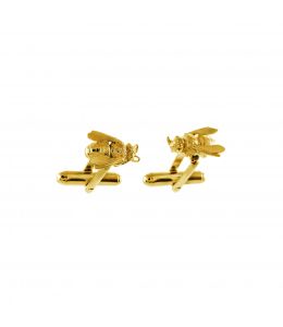 Honey Bee Cufflinks on Paper