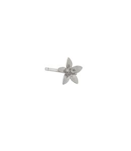 Silver Lemon Blossom Single Stud Earring Product Photo