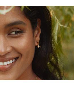 Earth Day Bee Earrings