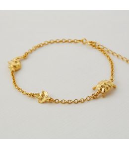 Tortoise & the Hare In-Line Bracelet