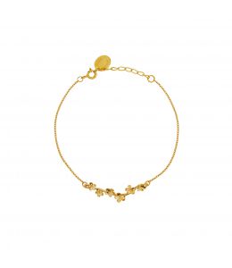 Gold Plate Forget Me Not Bracelet Product Photo