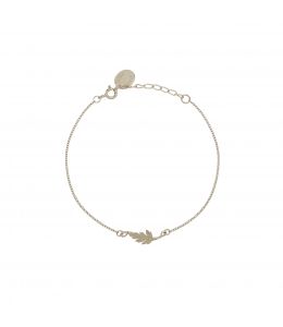 Silver Little Fern Leaf Bracelet Product Photo