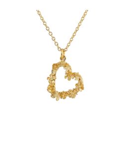 Floral Heart "Charity" Necklace | Alex Monroe Jewellery