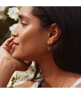 Posy Bloom Hoop Earrings