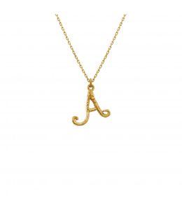 18ct Yellow Gold Enchanted Twig Alphabet - Letter A Product Photo
