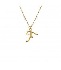 18ct Yellow Gold Enchanted Twig Alphabet - Letter F Product Photo