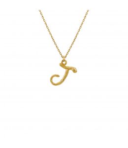 18ct Yellow Gold Enchanted Twig Alphabet - Letter J Product Photo
