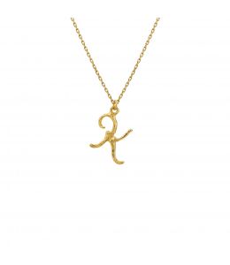 18ct Yellow Gold Enchanted Twig Alphabet - Letter K Product Photo