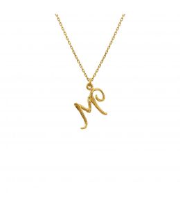 18ct Yellow Gold Enchanted Twig Alphabet - Letter M Product Photo