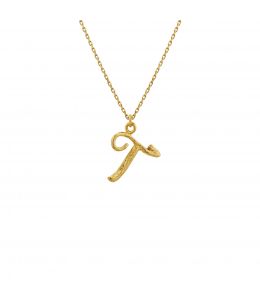 18ct Yellow Gold Enchanted Twig Alphabet - Letter T Product Photo