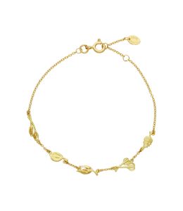Autumn Stroll Bracelet with Five Inline Seeds Product Photo
