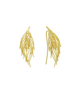 Barley Two-Way Crawler Earrings Product Photo