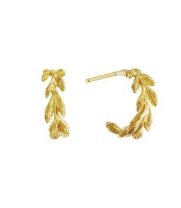 Harvest Wheat Huggie Hoop Earrings Product Photo