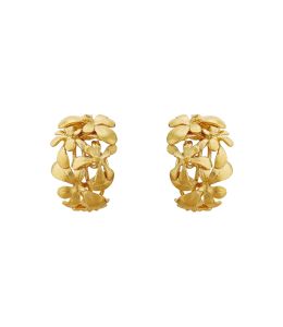 Large Rosette Prosper Hoops Product Photo Secondary Angle