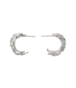 Silver Large Rosette Prosper Hoops Product Photo