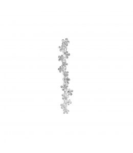 Silver Delicate Twisty Floral Clasp Product Photo