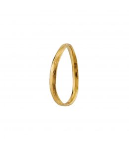 18ct Yellow Gold Simple Wave Band Product Photo