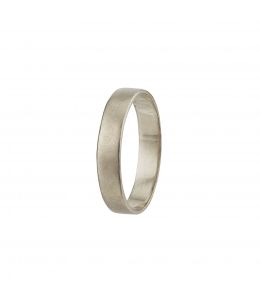 Platinum 4 mm Hammered Band Product Photo