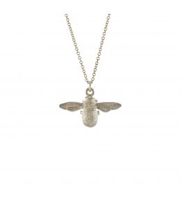 18ct White Gold 18ct Inbetweeny Bee Necklace Product Photo