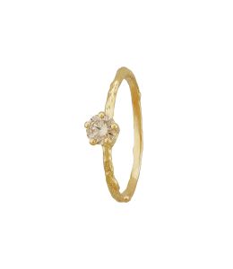 18ct Yellow Gold 0.25ct Champagne Diamond Eyebright Ring Product Photo