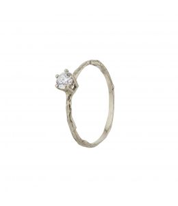 Platinum 4 mm Diamond Eyebright Ring Product Photo