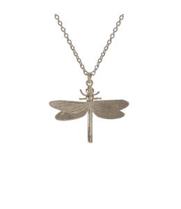 Silver Dragonfly Necklace Product Photo
