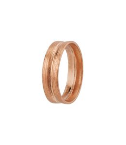18ct Rose Gold Grass Blade 5 mm Band Product Photo