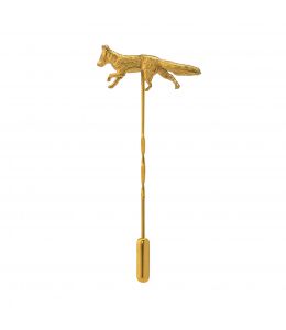Gold Plate Fox Pin Product Photo