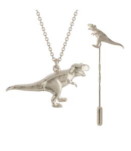 Silver Tyrannosaurus Rex Gift Set Product Photo