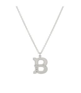 Silver Just my Type Letter B Necklace Product Photo
