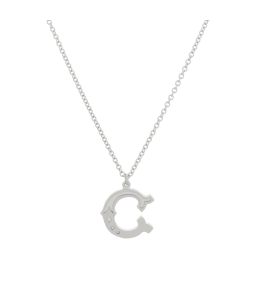 Silver Just my Type Letter C Necklace Product Photo