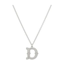 Silver Just my Type Letter D Necklace Product Photo