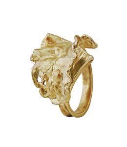 Wrapped Chard Brass Napkin Ring | Alex Monroe Jewellery