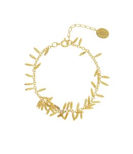 Gold Plate Fennel 'Kissing Seed' Bracelet Product Photo