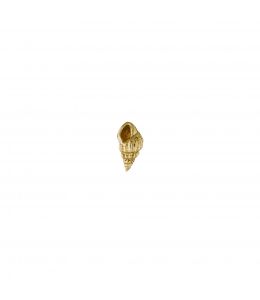 18ct Yellow Gold Teeny Tiny Shell Single Stud Earring Product Photo
