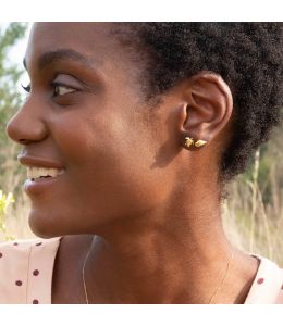 Teeny Tiny Shell Single Stud Earring