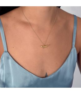 Baby Blue Whale Necklace