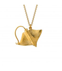 Gold Plate Stingray Necklace Product Photo