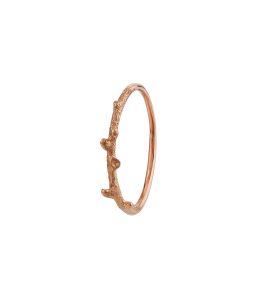 18ct Rose Gold Fine Coral Texture Ring Product Photo