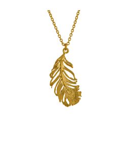 Peacock Feather Necklace Product Photo