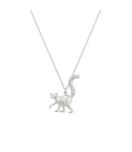 Silver Lemur Necklace Product Photo
